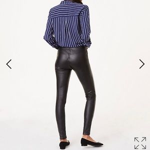 Loft Leggings in Faux Leather- NWT